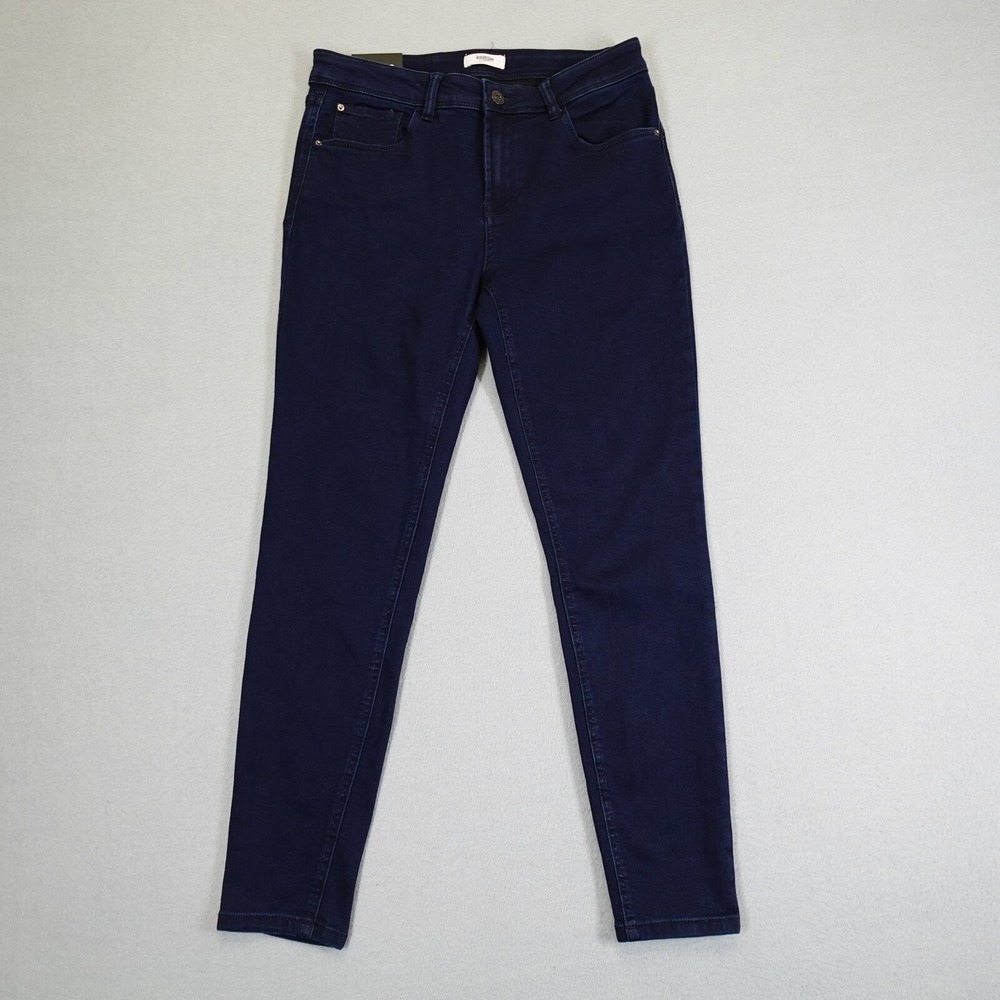Kensie Jeans Women 10/30 Blue Skinny Denim Pants Casual Stretch Dark Wash